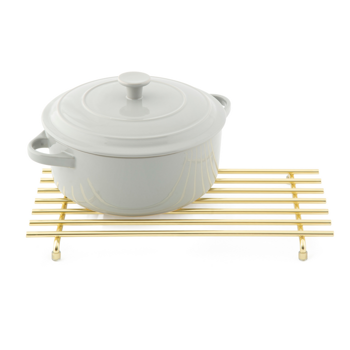 Trivet – Heat Resistant – Kitchen Worktop Protector – Large – Light Gold