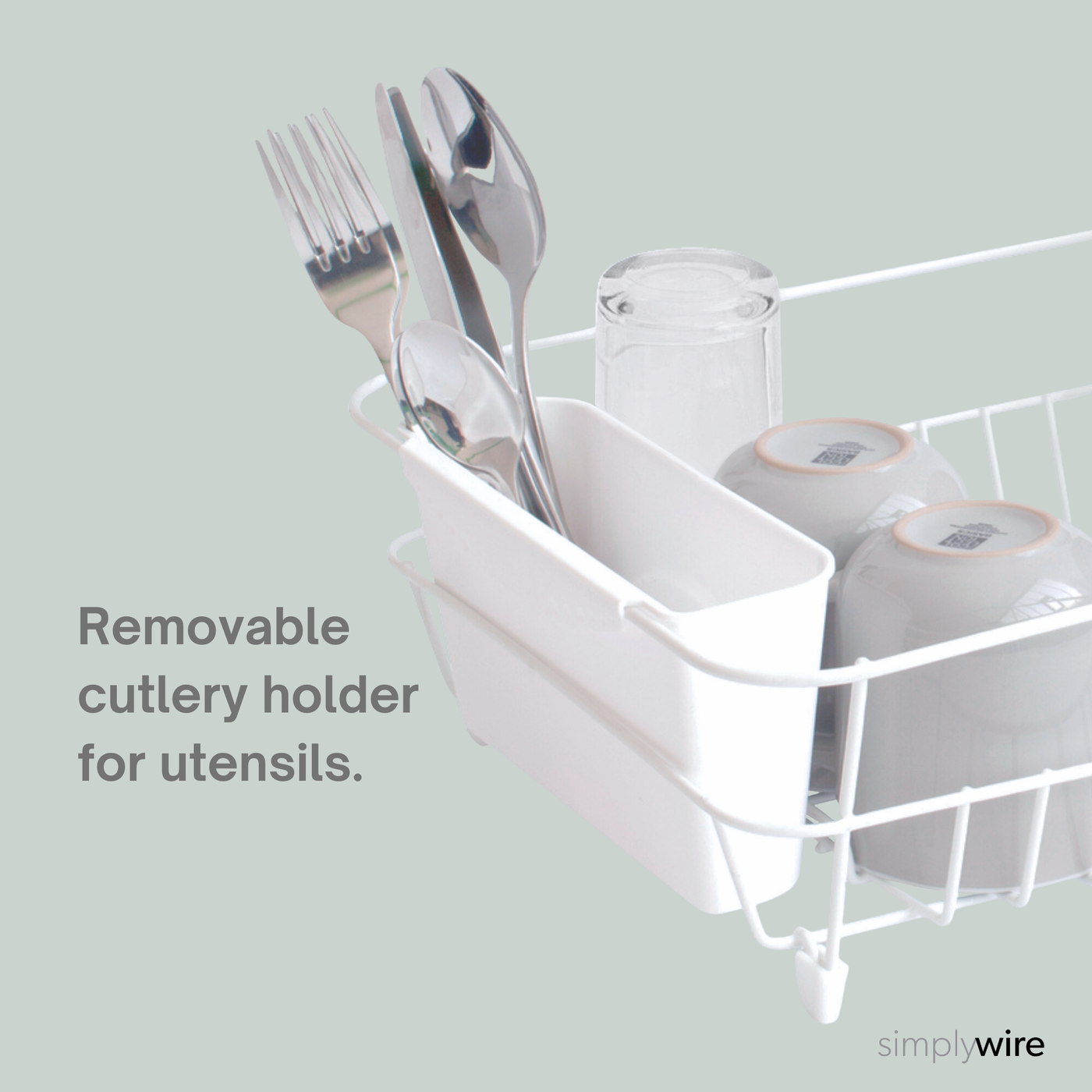 White plastic dish drainer sale