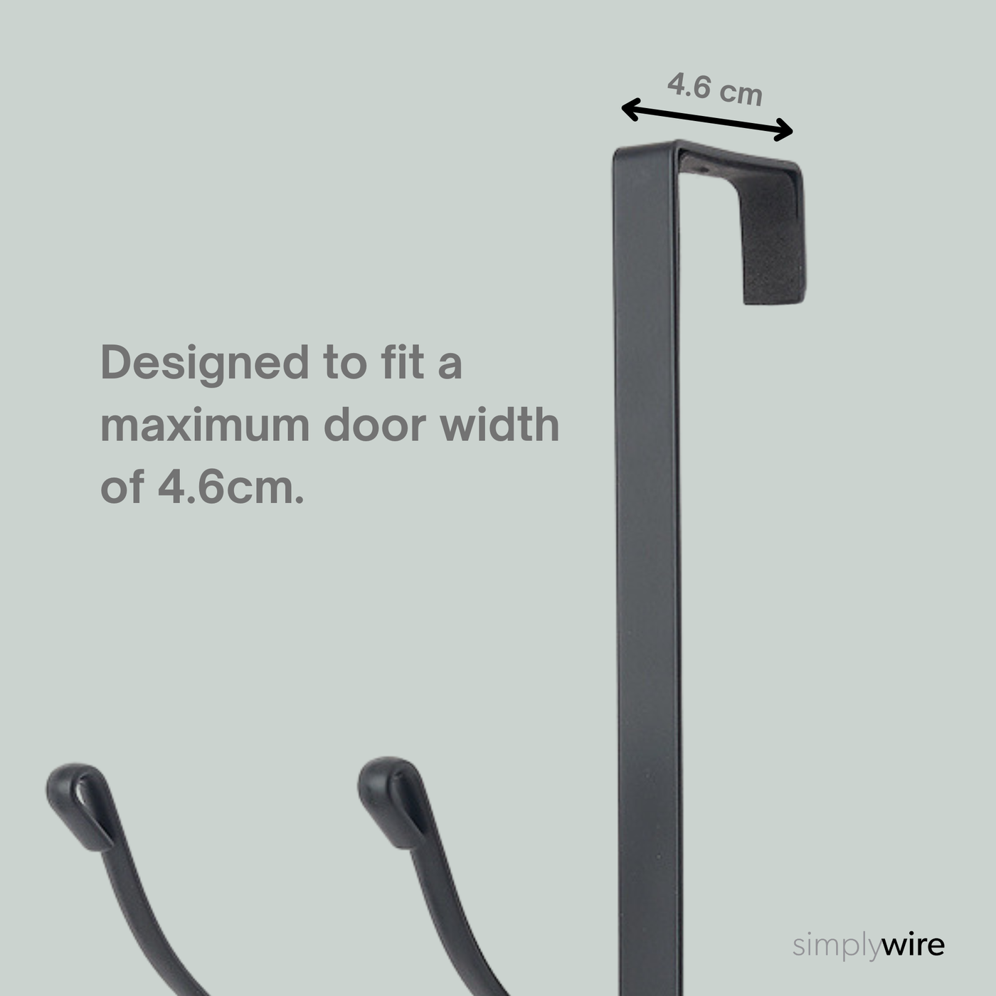 Black door discount hooks