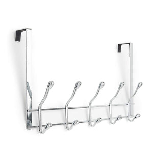 Over Door Coat Rack - 10 Hooks – Chrome