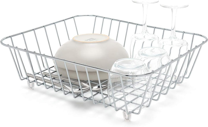 Kitchen Sink Basket – Dish Drainer – Chrome